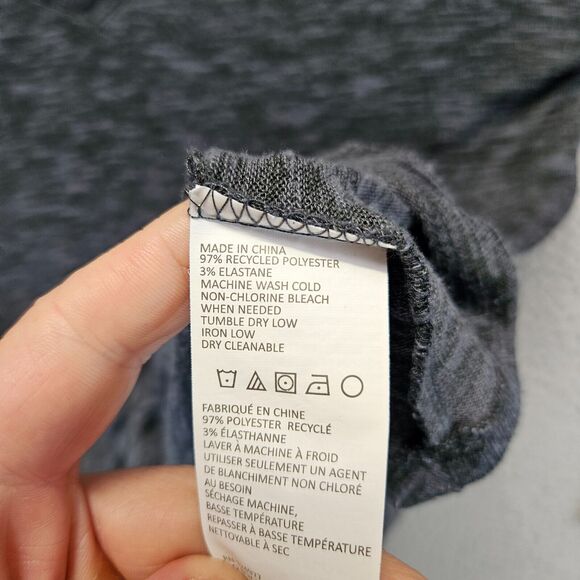 Prana Tops Womens Size Small Gray Deep Balsam Blythe Pullover Shirt - Picture 5 of 10